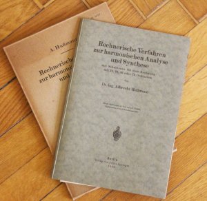 antiquarisches Buch – Dr.-Ing. Albrecht Hußmann – Rechnerisches Verfahren zur harmonischen Analyse und Synthese