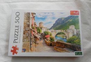 neues Spiel – Trefl Puzzle 500 Teile - Alte Brücke in Mostar