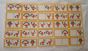 gebrauchtes Spiel – Biggi Domino Legespiel - Herz Motiv