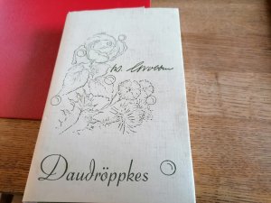 gebrauchtes Buch – Wilhelm Grobben – Daudröppkes. Gedichte in niederrheinischer Mundart.