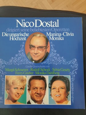 Nico Dostal dirigiert sein beliebtesten Operetten Die ungarische Hochzeit Manina Clivia Monika