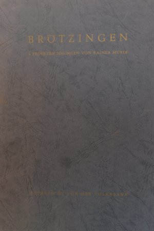 antiquarisches Buch – Rainer Mürrle – Brötzingen - 4 Federzeichnungen von Rainer Mürrle