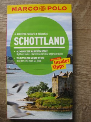 gebrauchtes Buch – Martin Müller – MARCO POLO Reiseführer Schottland - Reisen mit Insider-Tipps. Mit EXTRA Faltkarte & Reiseatlas