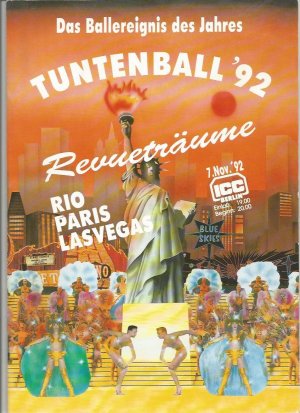 gebrauchtes Buch – Tuntenball `92 / Revueträume / Programmheft