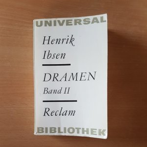 gebrauchtes Buch – Henrik Ibsen – Dramen Band II - Reclam - Universal Bibliothek