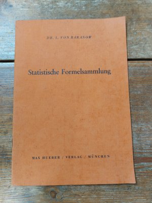 Statistische Formelsammlung