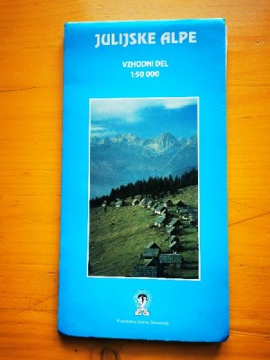 Karte Landkarte Wanderkarte: Vzhodni del 1:50 000 Julijske Alpe