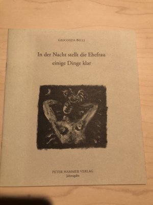 gebrauchtes Buch – Gioconda Belli – In der Nacht stellt die Ehefrau einige Dinge klar.