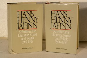 Schriften zur Kunst, Literatur und Politik - Schriften 1915-1935 und Schriften 1946-1959