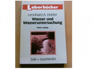 Wasser und Wasseruntersuchung