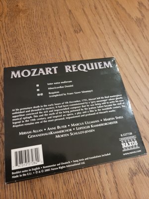 gebrauchter Tonträger – Mozart,Wolfgang Amadeus  – Mozart Requiem KV 626