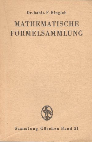 Mathematische Formelsammlung