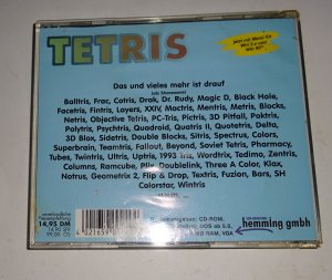 gebrauchtes Spiel – Alexei Paschitnow – CD Tetris II Professional 2 Über 100 Varianten Tetris 2 + 20 Mahjongg-Spiele Kult