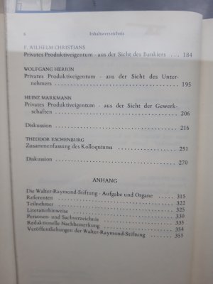 antiquarisches Buch – Eigentum - Wirtschaft - Fortschritt. Mit Originalschreiben an Dr. Grünewald
