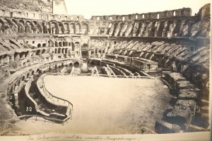 antiquarisches Buch – Leopoldo Alinari  – " Im Colosseum (nach den neuesten Ausgrabungen) " ~ 1880