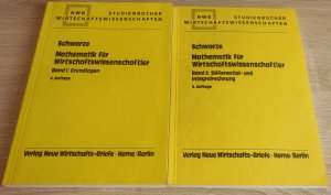 2 Bände Mathematik für Wirtschaftswissenschaftler