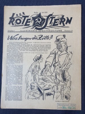 Der Rote Stern. Illustrierte Arbeiterzeitung. Jahrgang 2, Nummer 13. Juli 1925.