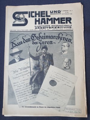 Sichel und Hammer - Illustrierte internationale Arbeiterzeitung. III. Jahrgang, Nr. 11, September 1924.