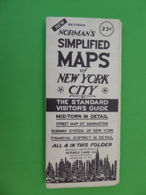 antiquarisches Buch – Norman – Simplified Maps of New York City