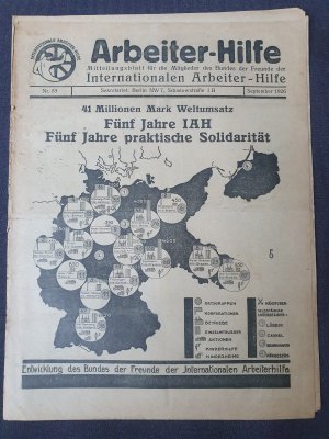 Arbeiter-Hilfe. Mitteilungsblatt für die Mitglieder des Bundes der Freunde der Internationalen Arbeiter-Hilfe. Nr. 53, September 1926.