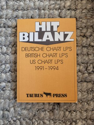 gebrauchtes Buch – Günter Ehnert – Hit Bilanz - Deutsche Chart LP's 1991-1994. British Chart LP's 1991-1994. US Chart LP's 1991-1994