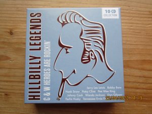 gebrauchter Tonträger – Johnny Cash (Künstler) – Hillbilly Legends - C & W Heroes are Rockin`    10 CD Collection