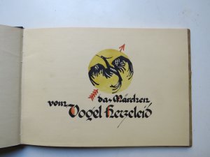 das Märchen vom Vogel Herzeleid (Handgeschriebenes Buch, selbstgemacht)