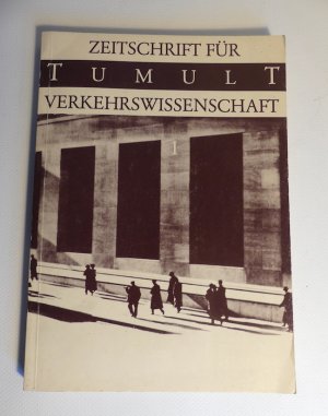 Tumult. Zeitschrift für Verkehrswissenschaft.