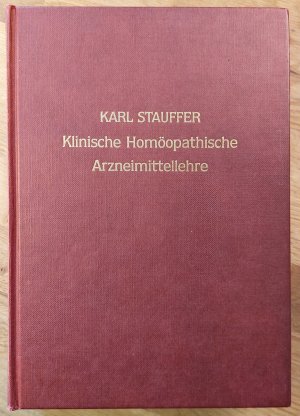 Klinische homöopathische Arzneimittellehre