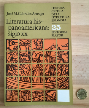 Literatura hispanoamericana: Siglo XX. Lectura crítica de la literatura española 25.