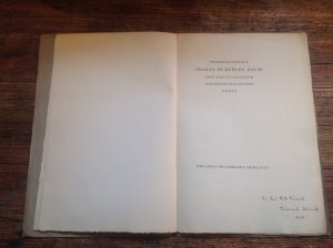 Pharao im kühlen Hause. Zwei Kapitel aus einem unveröffentlichten Roman.