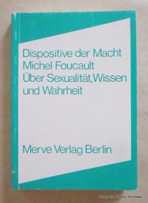 gebrauchtes Buch – Dispositive der Macht – Michel Foucault: Über Sexualität, Wissen und Wahrheit
