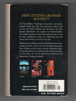 gebrauchtes Buch – John Grisham – Das Testament