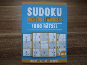 Sudoku. Buch für Erwachsene 1000 Rätsel.