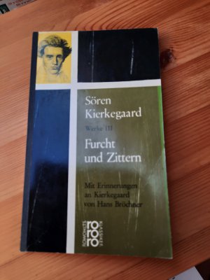 antiquarisches Buch – Sören Kierkegaard – Werke III Furcht und Zittern