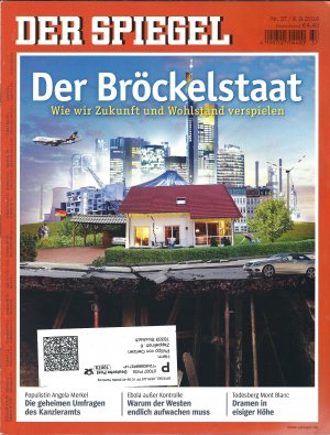 Der Spiegel Nr. 37 vom 8.9.2014 Der Bröckelstaat: Wie wir Zukunft und Wohlstand verspielen