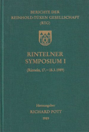 Rintelner Symposium I (Rinteln, 17.-18.3.1989)