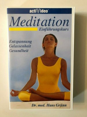 Meditation - Einführungskurs Videokassette VHS