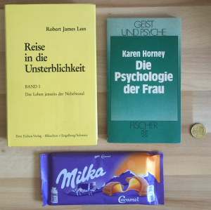 Reise in die Unsterblichkeit. Band 1: Das Leben jenseits der Nebelwand + Die Psychologie der Frau. (2 Bücher) + 1 Tafel Schokolade „Caramel“.