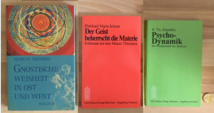 3 Esoterik-Bücher: Gnostische Weisheit in Ost und West + Der Geist beherrscht die Materie. Erlebnisse mit dem Meister Tiberianus. + Psychodynamik - Die […]