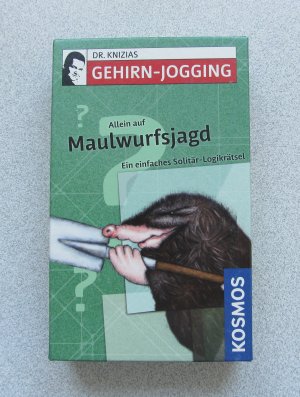 gebrauchtes Spiel – Dr. Reiner Knizia – Allein auf Maulwurfsjagd - Gehirn Jogging