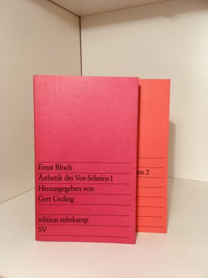 gebrauchtes Buch – Ernst Bloch; Hrsg – Ästhetik des Vor-Scheins 1 und 2