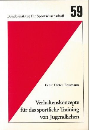 Verhaltenskonzepte für das sportliche Training von Jugendlichen