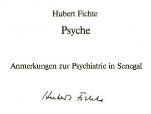 Psyche. Anmerkungen zur Psychiatrie in Senegal.