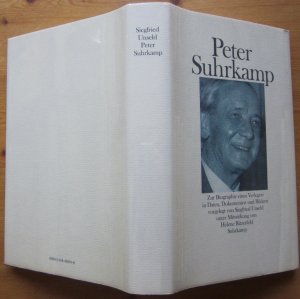 gebrauchtes Buch – Siegfried Unseld – Peter Suhrkamp., Zur Biographie eines Verlegers in Daten, Dokumenten und Bildern.