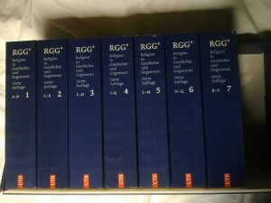 RGG 4 Religion in Geschichte und Gegenwart. Handwörterbuch für Theologie und Religionswissenschaft. Vierte, völlig neu bearbeitete Auflage. Ungekürzte […]