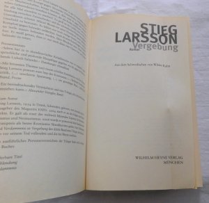 gebrauchtes Buch – Stieg Larsson – Vergebung (3)