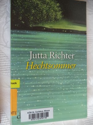 gebrauchtes Buch – Jutta Richter – Hechtsommer - Großdruck - ehemaliges Büchereiexemplar