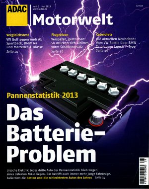 gebrauchtes Buch – Zeitschriften ADAC Motorwelt - kompletter Jahrgang: 2013 (12 Ausgaben)