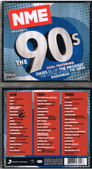 neuer Tonträger – Various Artists – NME presents the 90's (3 CD-Set)